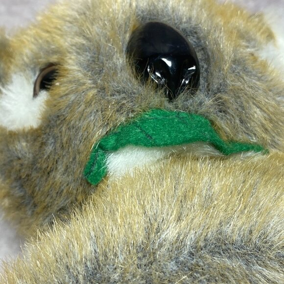Animal Planet Plush Koala Bear Stuffed Toy With Green Leaf 11.5" - Picture 9 of 10